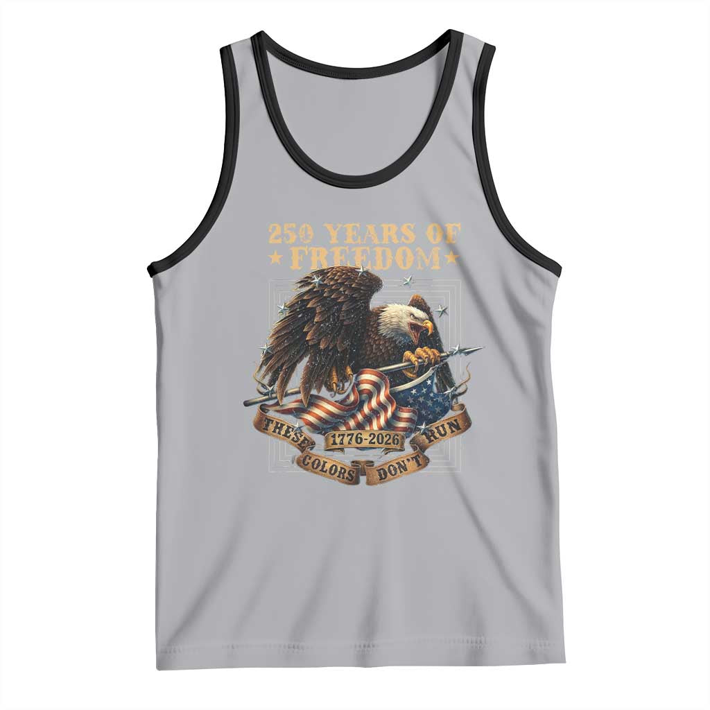 250th American Anniversary Tank Top 250 Years Of Freedom Independence American Flag - Wonder Print Shop