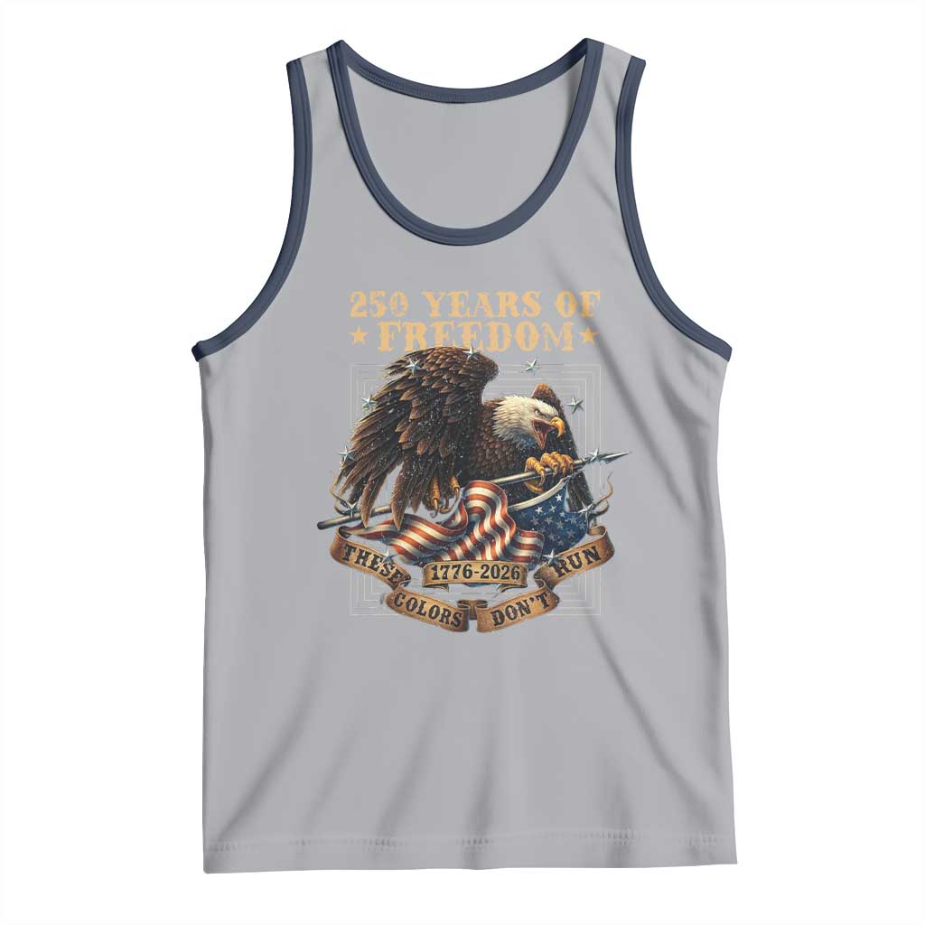 250th American Anniversary Tank Top 250 Years Of Freedom Independence American Flag - Wonder Print Shop