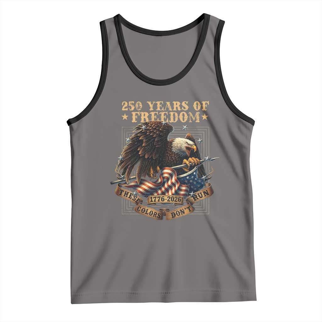 250th American Anniversary Tank Top 250 Years Of Freedom Independence American Flag - Wonder Print Shop
