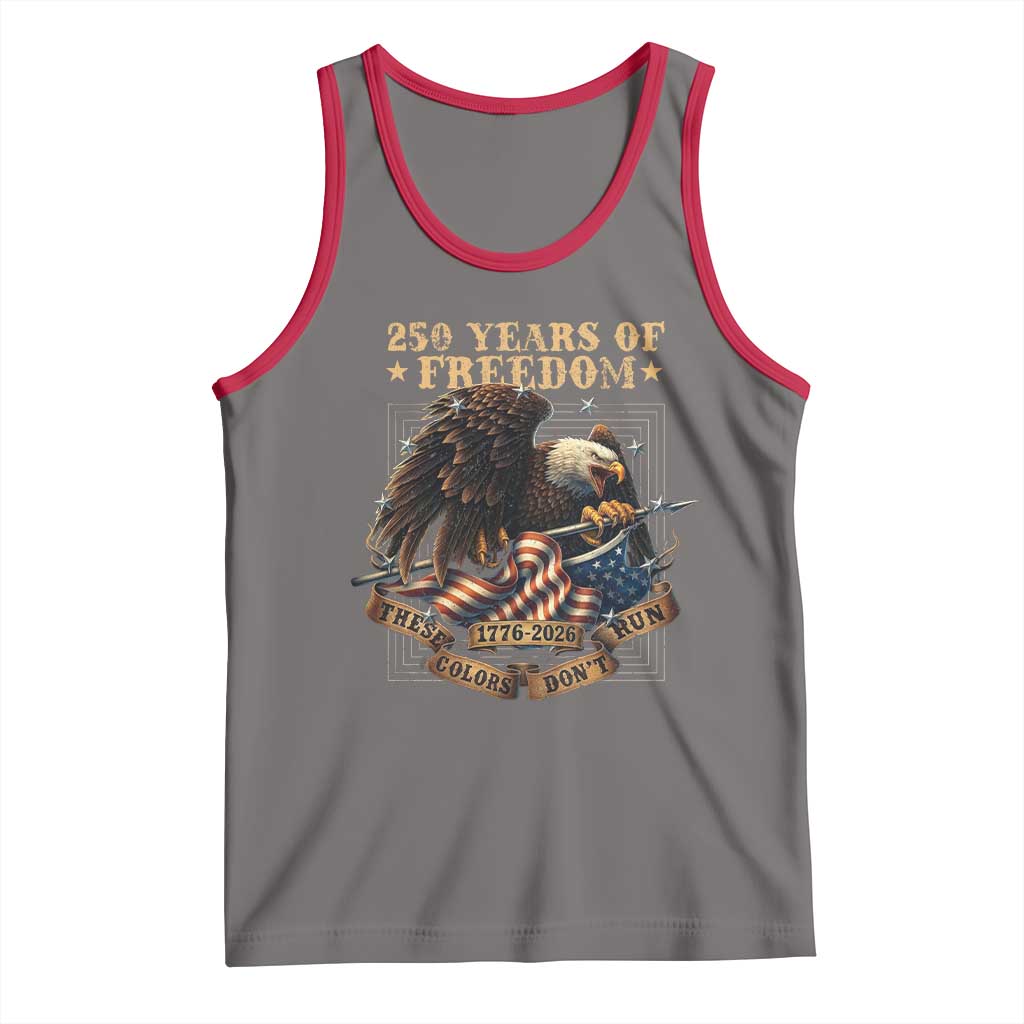250th American Anniversary Tank Top 250 Years Of Freedom Independence American Flag - Wonder Print Shop