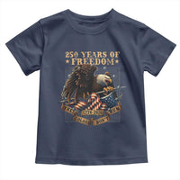 250th American Anniversary Toddler T Shirt 250 Years Of Freedom Independence American Flag - Wonder Print Shop