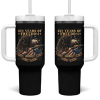 250th American Anniversary Tumbler With Handle 250 Years Of Freedom Independence American Flag - Wonder Print Shop