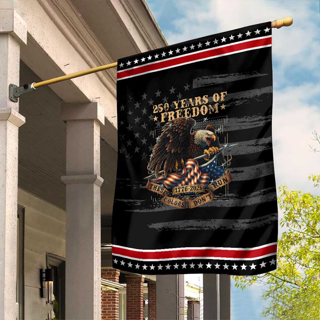 250th American Anniversary Garden Flag 250 Years Of Freedom Independence American Flag