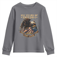 250th American Anniversary Youth Sweatshirt 250 Years Of Freedom Independence American Flag - Wonder Print Shop