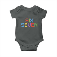 Six Seven Meme Pixel 67 Gen Alpha Meme Baby Onesie - Wonder Print Shop