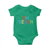Six Seven Meme Pixel 67 Gen Alpha Meme Baby Onesie - Wonder Print Shop