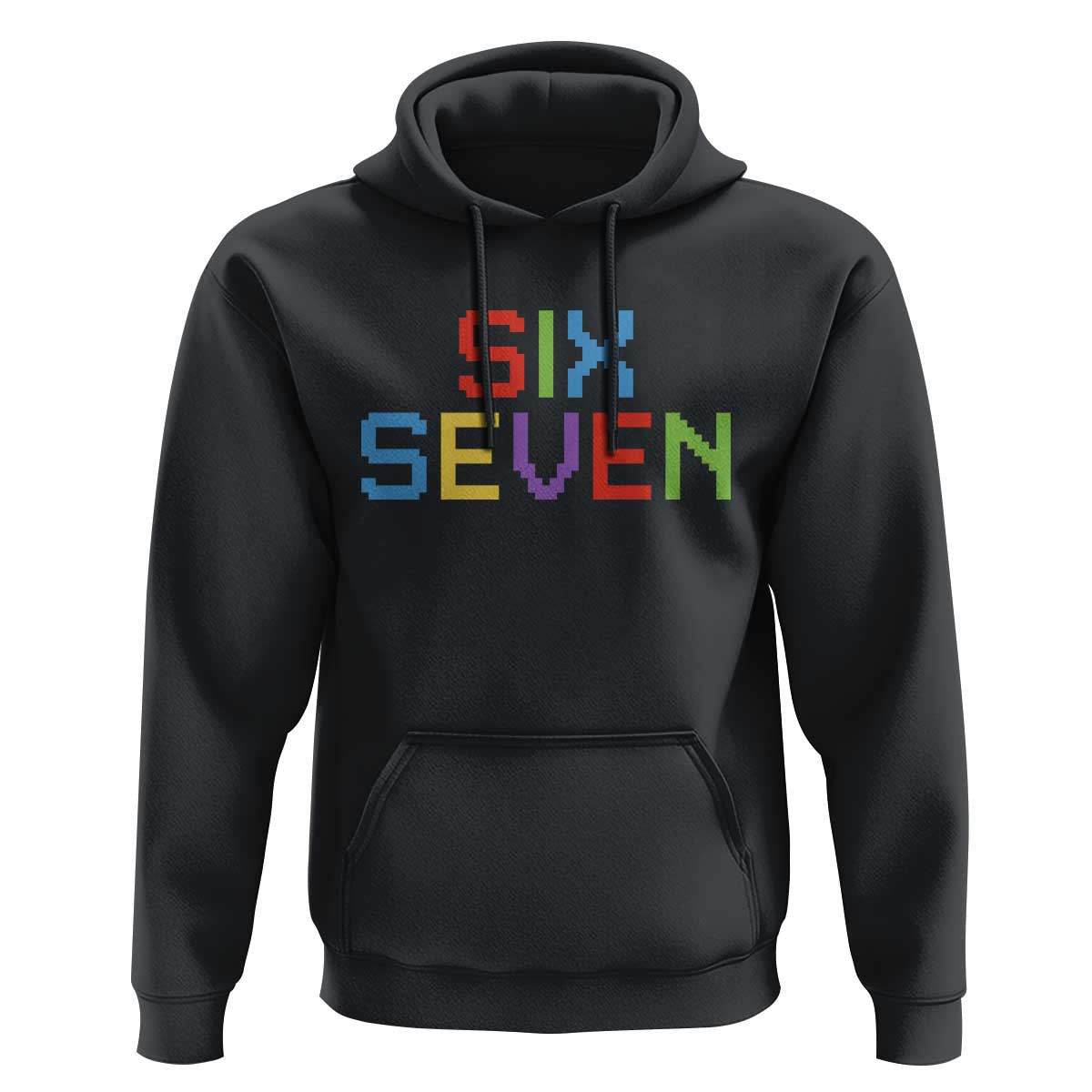 Six Seven Meme Pixel 67 Gen Alpha Meme Hoodie - Wonder Print Shop