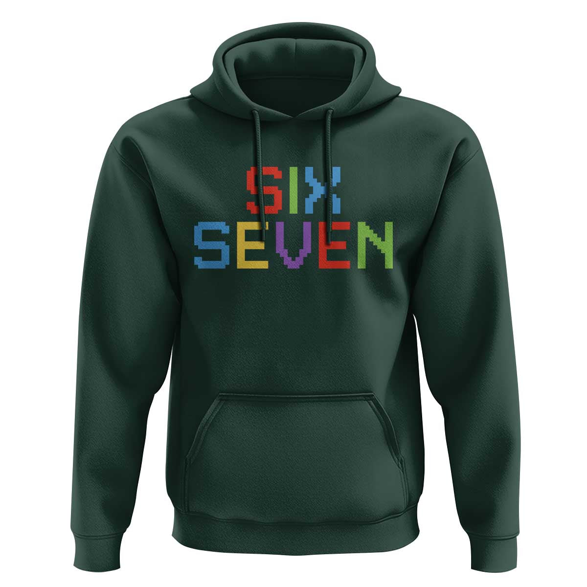 Six Seven Meme Pixel 67 Gen Alpha Meme Hoodie - Wonder Print Shop