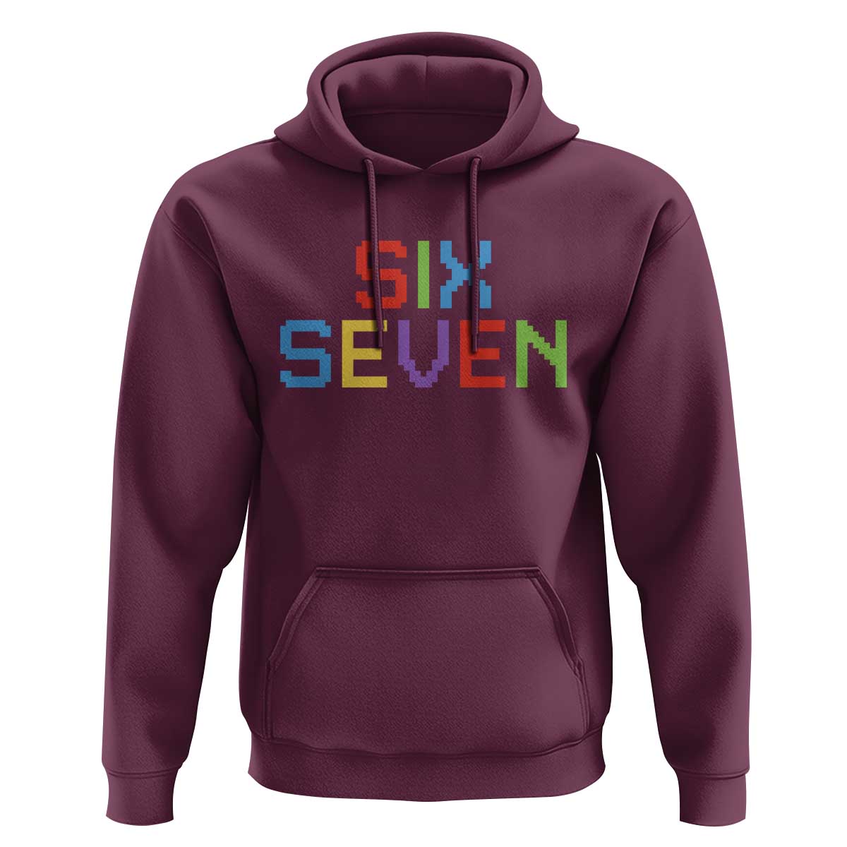 Six Seven Meme Pixel 67 Gen Alpha Meme Hoodie - Wonder Print Shop