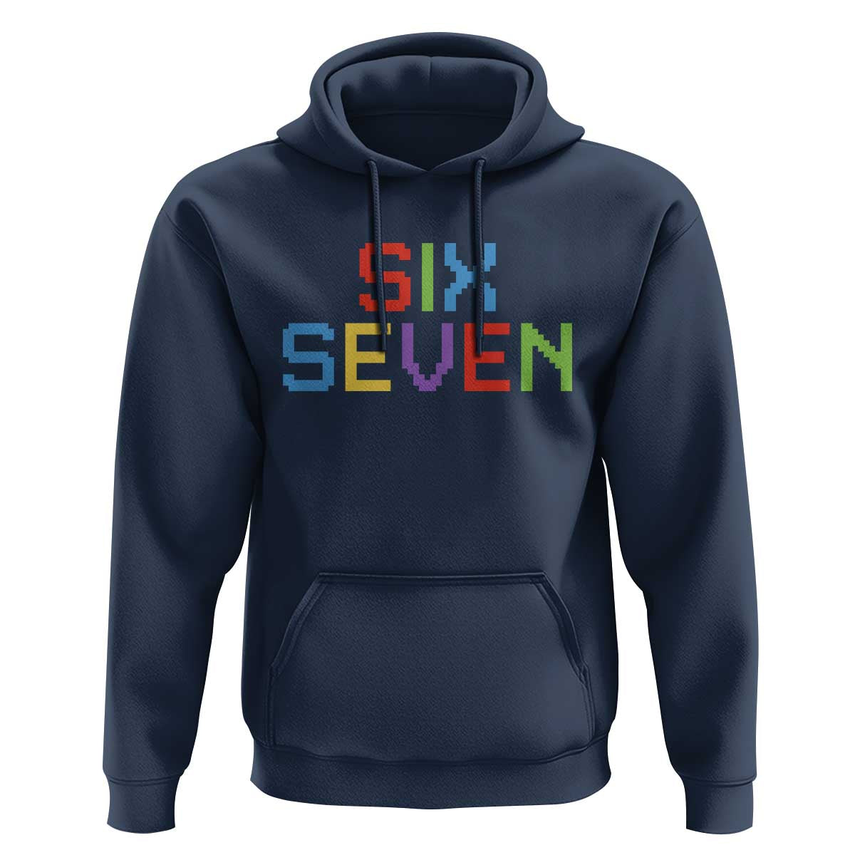 Six Seven Meme Pixel 67 Gen Alpha Meme Hoodie - Wonder Print Shop