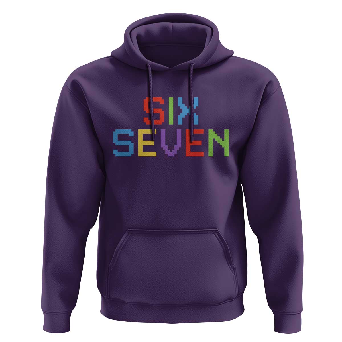 Six Seven Meme Pixel 67 Gen Alpha Meme Hoodie - Wonder Print Shop