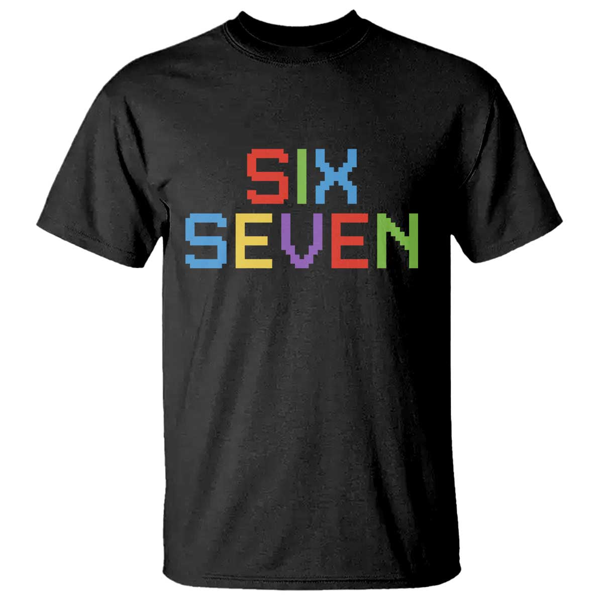 Six Seven Meme Pixel 67 Gen Alpha Meme T Shirt - Wonder Print Shop