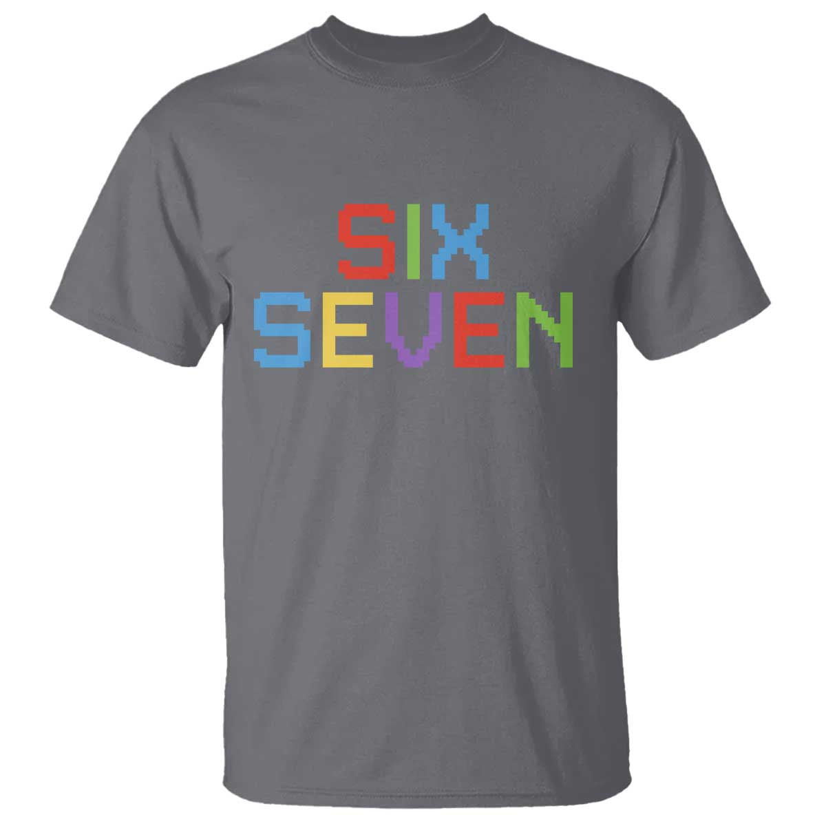 Six Seven Meme Pixel 67 Gen Alpha Meme T Shirt - Wonder Print Shop