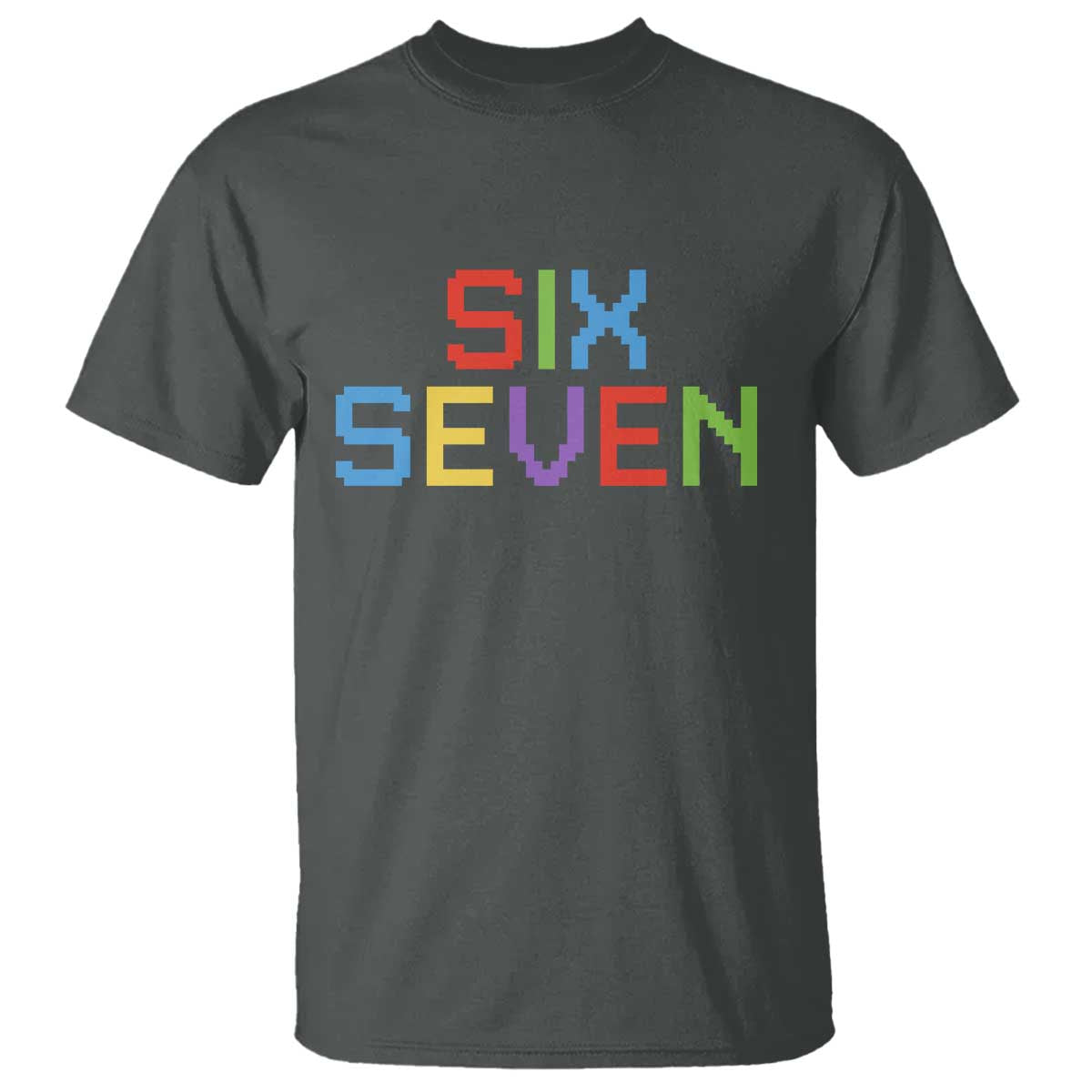 Six Seven Meme Pixel 67 Gen Alpha Meme T Shirt - Wonder Print Shop