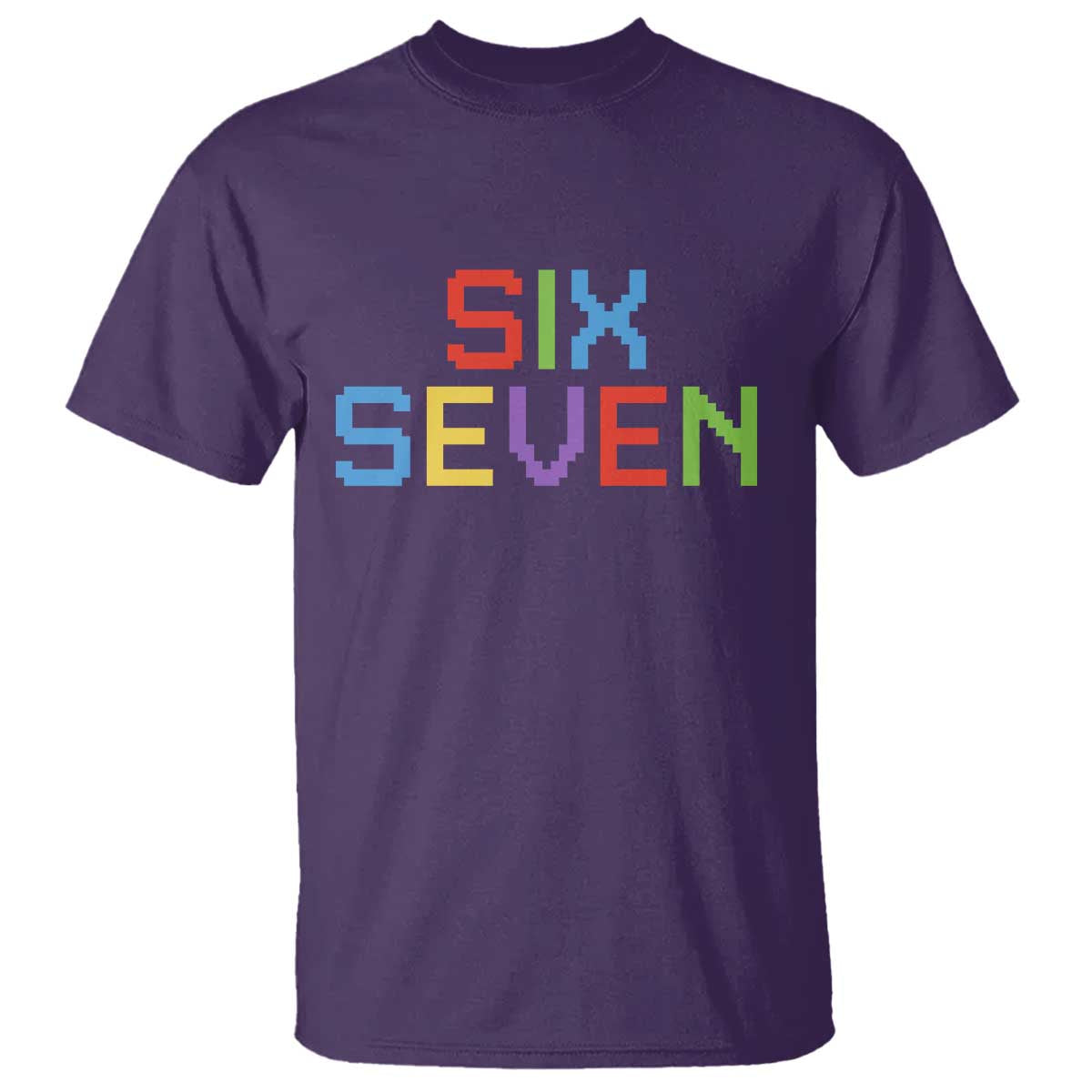 Six Seven Meme Pixel 67 Gen Alpha Meme T Shirt - Wonder Print Shop