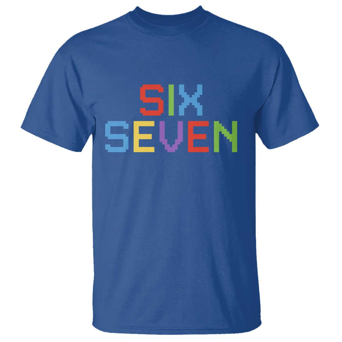 Six Seven Meme Pixel 67 Gen Alpha Meme T Shirt - Wonder Print Shop