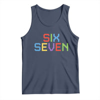 Six Seven Meme Pixel 67 Gen Alpha Meme Tank Top - Wonder Print Shop