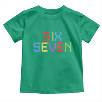 Six Seven Meme Pixel 67 Gen Alpha Meme Toddler T Shirt - Wonder Print Shop
