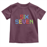 Six Seven Meme Pixel 67 Gen Alpha Meme Toddler T Shirt - Wonder Print Shop