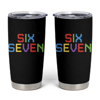 Six Seven Meme Pixel 67 Gen Alpha Meme Tumbler Cup - Wonder Print Shop