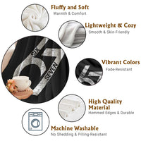 Funny Six Seven 67 Meme Gen Alpha Slang Throw Blanket - Wonder Print Shop