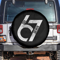 Funny Six Seven 67 Meme Gen Alpha Slang Spare Tire Cover - Wonder Print Shop