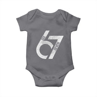 Funny Six Seven 67 Meme Gen Alpha Slang Baby Onesie - Wonder Print Shop