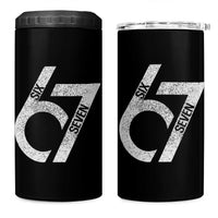 Funny Six Seven 67 Meme Gen Alpha Slang 4 in 1 Can Cooler Tumbler - Wonder Print Shop