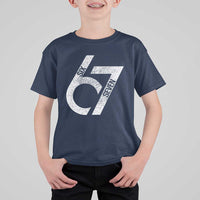 Funny Six Seven 67 Meme Gen Alpha Slang T Shirt For Kid - Wonder Print Shop