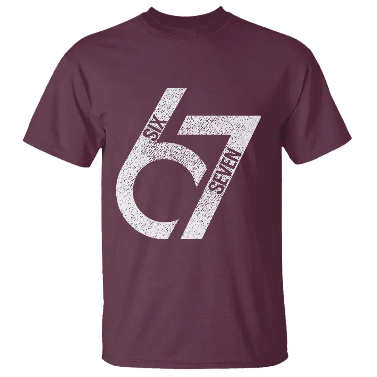 Funny Six Seven 67 Meme Gen Alpha Slang T Shirt - Wonder Print Shop