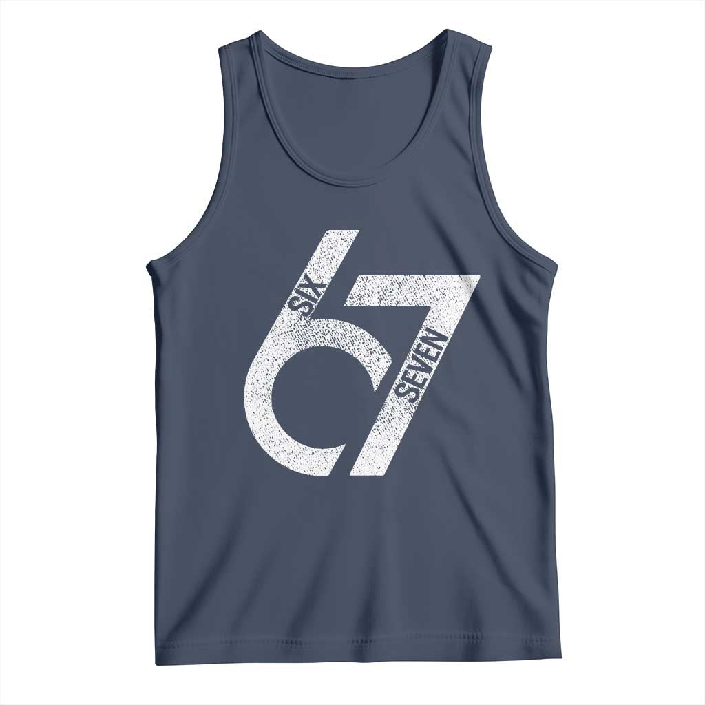 Funny Six Seven 67 Meme Gen Alpha Slang Tank Top - Wonder Print Shop