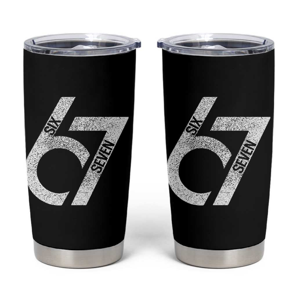 Funny Six Seven 67 Meme Gen Alpha Slang Tumbler Cup - Wonder Print Shop