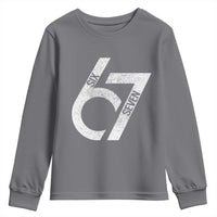 Funny Six Seven 67 Meme Gen Alpha Slang Youth Sweatshirt - Wonder Print Shop