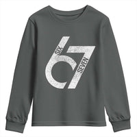 Funny Six Seven 67 Meme Gen Alpha Slang Youth Sweatshirt - Wonder Print Shop