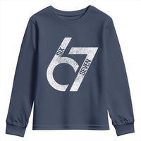 Funny Six Seven 67 Meme Gen Alpha Slang Youth Sweatshirt - Wonder Print Shop
