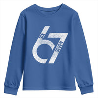 Funny Six Seven 67 Meme Gen Alpha Slang Youth Sweatshirt - Wonder Print Shop