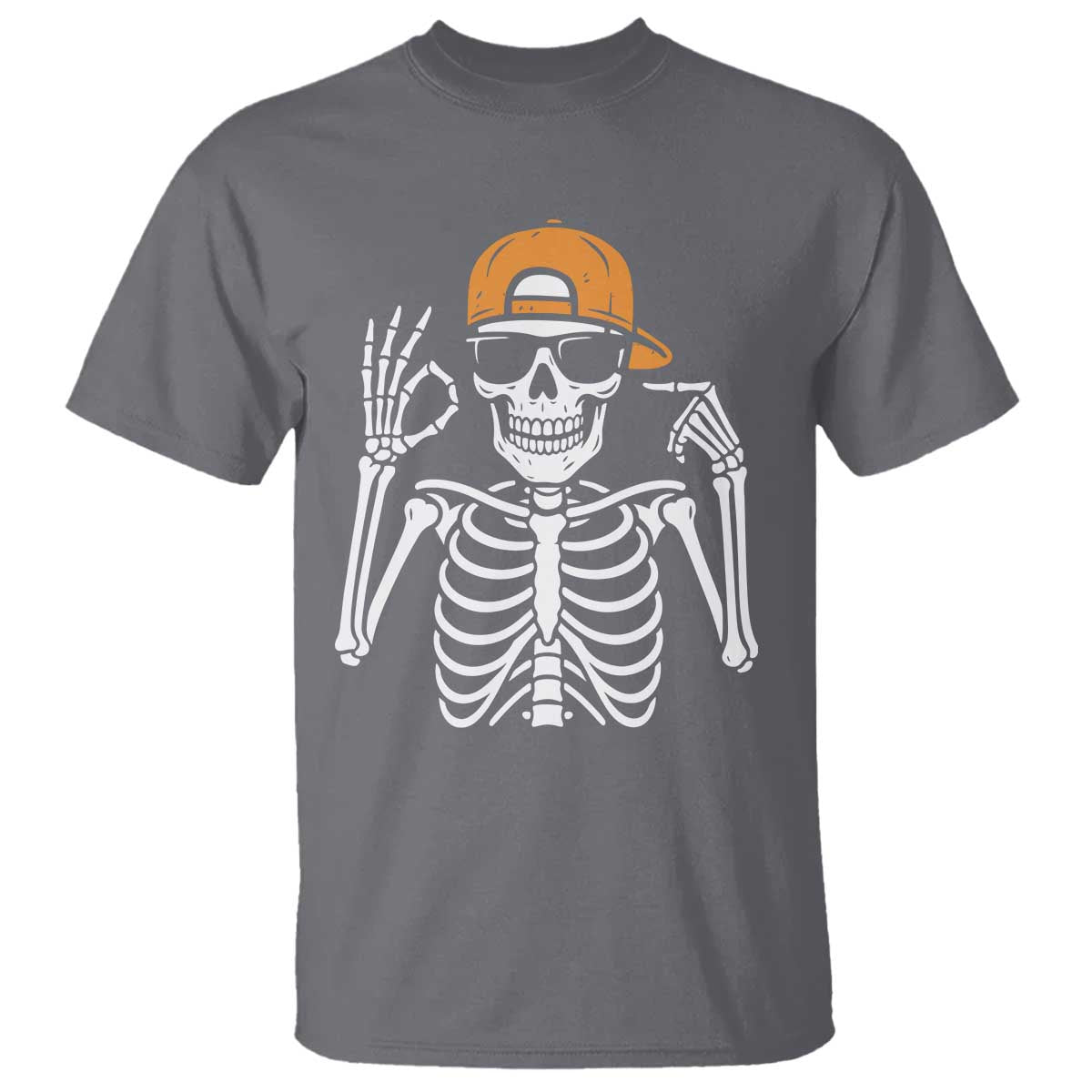 Funny Six Seven 67 Skeleton Gen Alpha Halloween Meme T Shirt - Wonder Print Shop