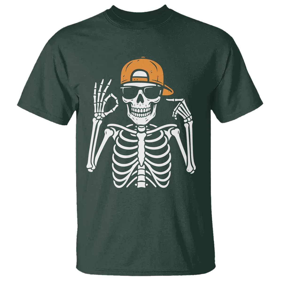 Funny Six Seven 67 Skeleton Gen Alpha Halloween Meme T Shirt - Wonder Print Shop