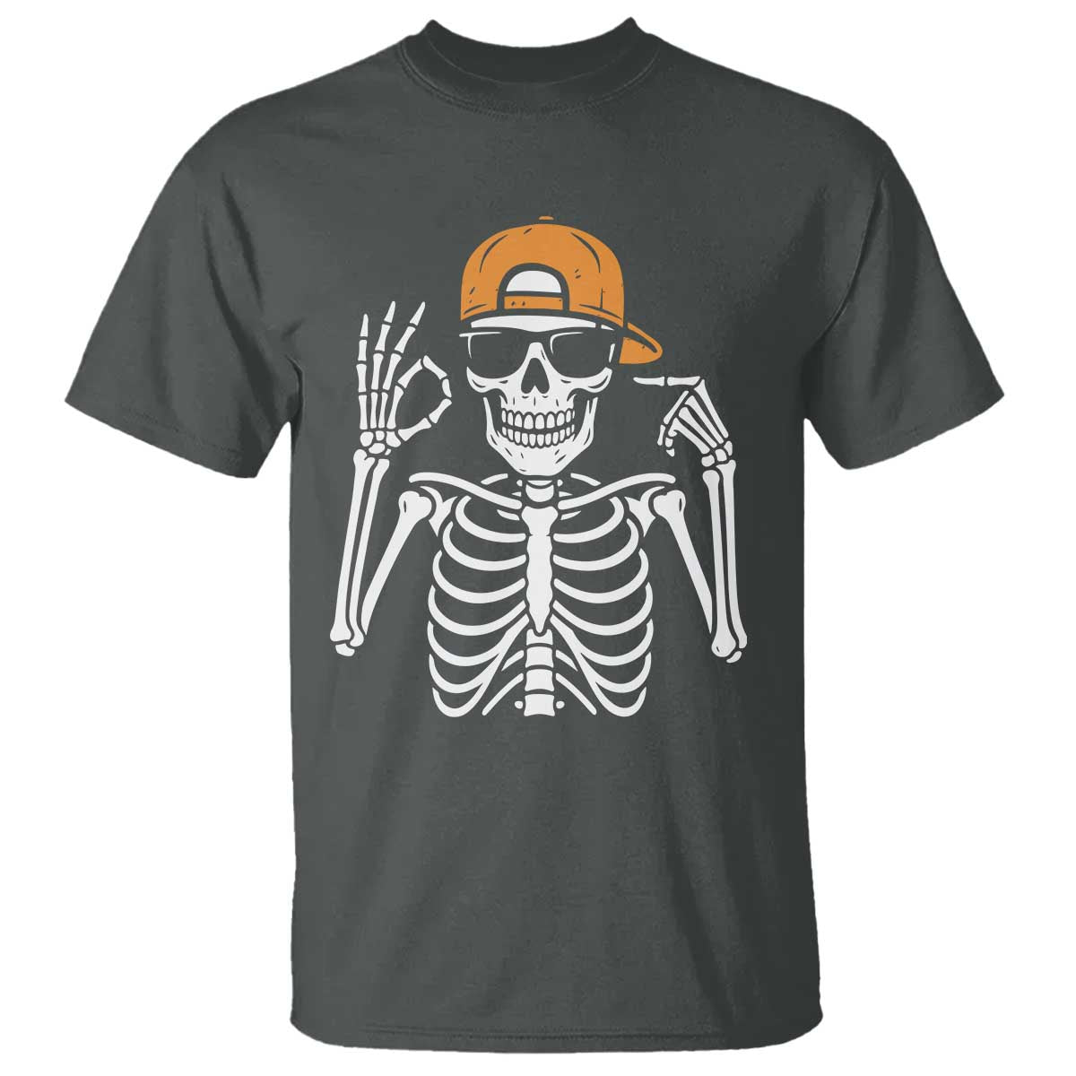 Funny Six Seven 67 Skeleton Gen Alpha Halloween Meme T Shirt - Wonder Print Shop