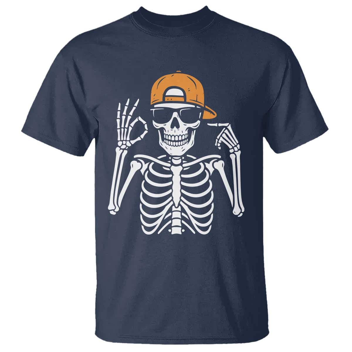 Funny Six Seven 67 Skeleton Gen Alpha Halloween Meme T Shirt - Wonder Print Shop
