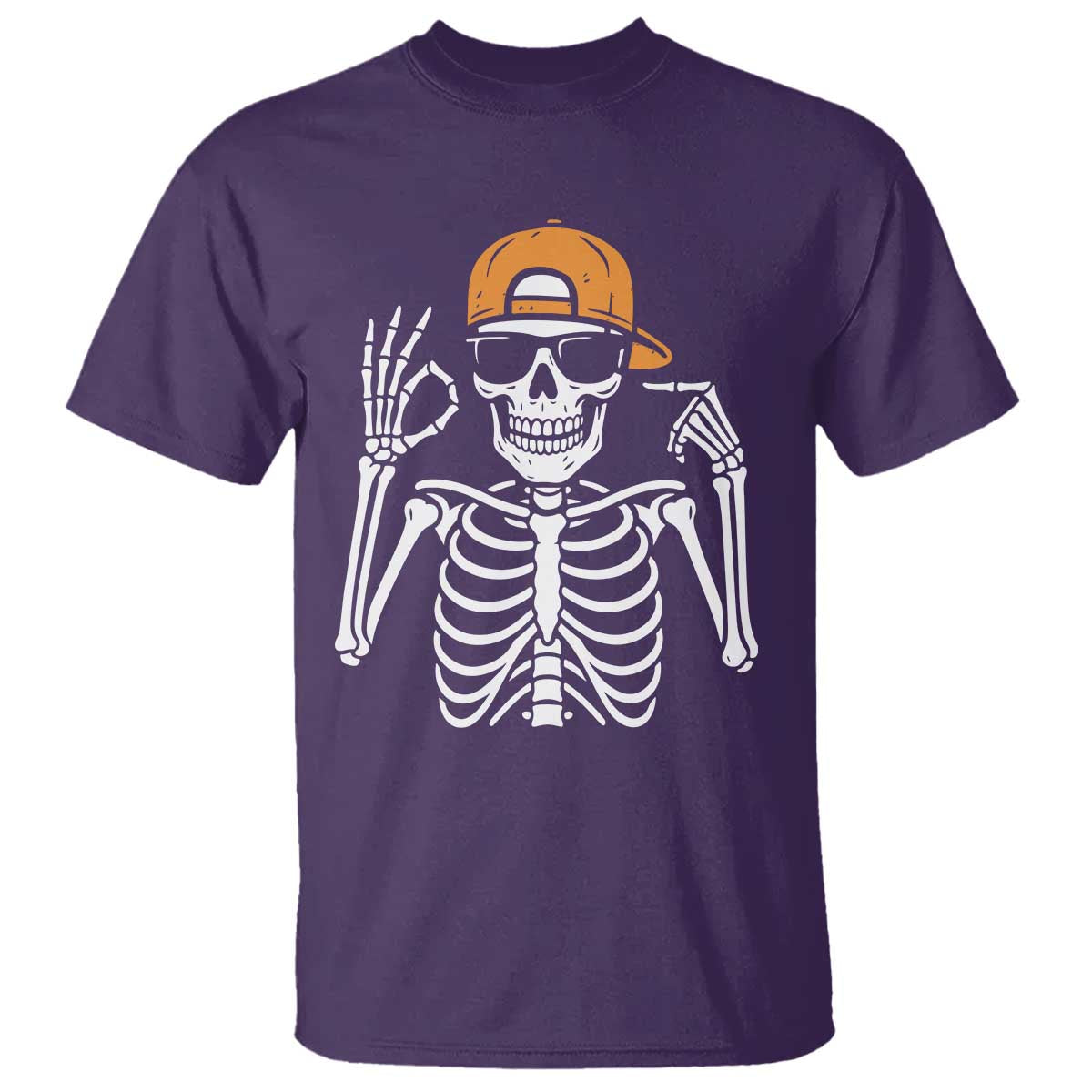 Funny Six Seven 67 Skeleton Gen Alpha Halloween Meme T Shirt - Wonder Print Shop