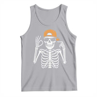 Funny Six Seven 67 Skeleton Gen Alpha Halloween Meme Tank Top - Wonder Print Shop