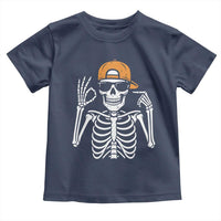 Funny Six Seven 67 Skeleton Gen Alpha Halloween Meme Toddler T Shirt - Wonder Print Shop