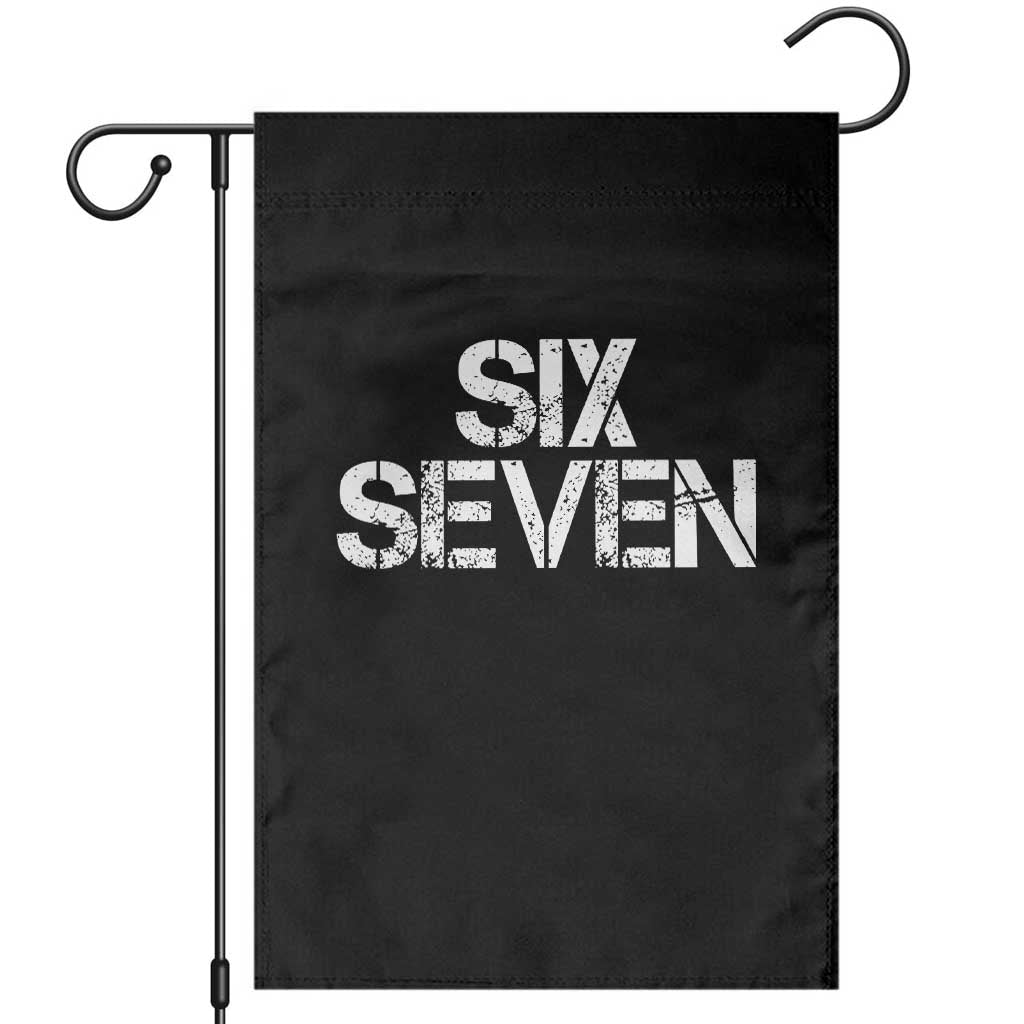 Six Seven Meme Vintage 67 Gen Alpha Meme Garden Flag - Wonder Print Shop