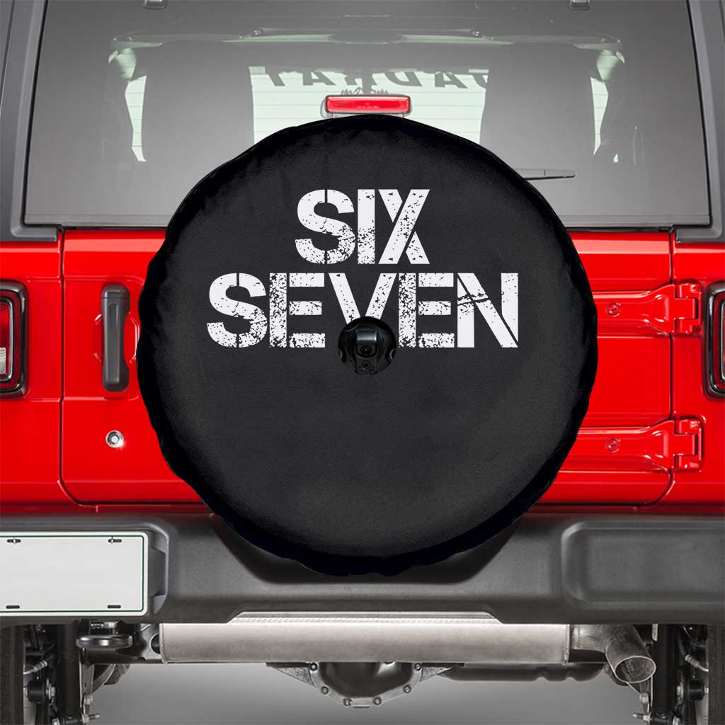 Six Seven Meme Vintage 67 Gen Alpha Meme Spare Tire Cover - Wonder Print Shop