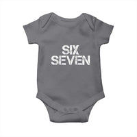 Six Seven Meme Vintage 67 Gen Alpha Meme Baby Onesie - Wonder Print Shop