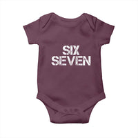 Six Seven Meme Vintage 67 Gen Alpha Meme Baby Onesie - Wonder Print Shop