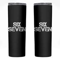 Six Seven Meme Vintage 67 Gen Alpha Meme Skinny Tumbler - Wonder Print Shop
