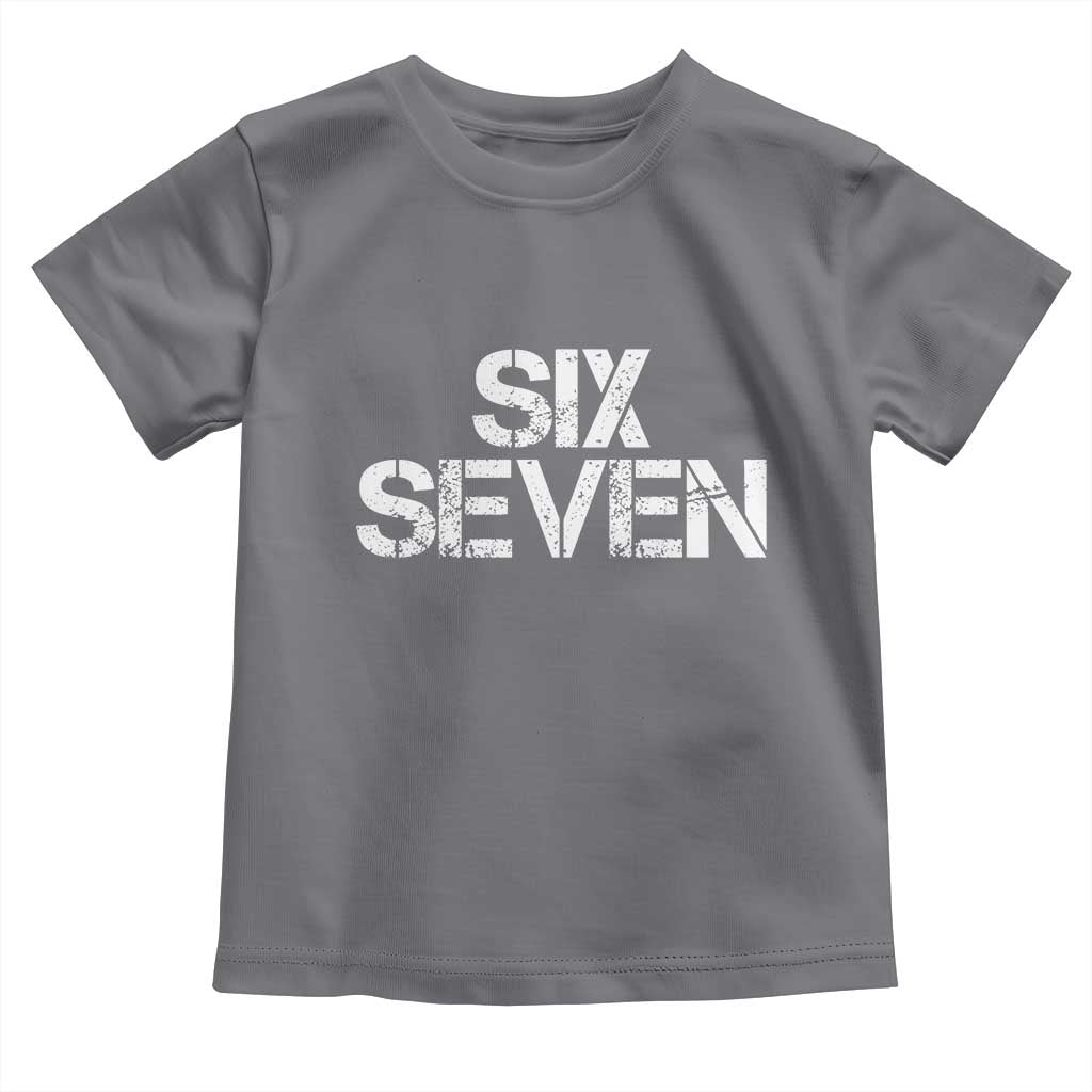 Six Seven Meme Vintage 67 Gen Alpha Meme Toddler T Shirt - Wonder Print Shop