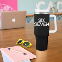 Six Seven Meme Vintage 67 Gen Alpha Meme Tumbler With Handle - Wonder Print Shop